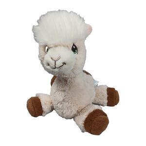 Applause Precious Moments Llama Plush Stuffed Animal Cream Brown Floppy Legs Toy